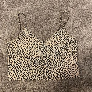 Cheetah Print Crop Top